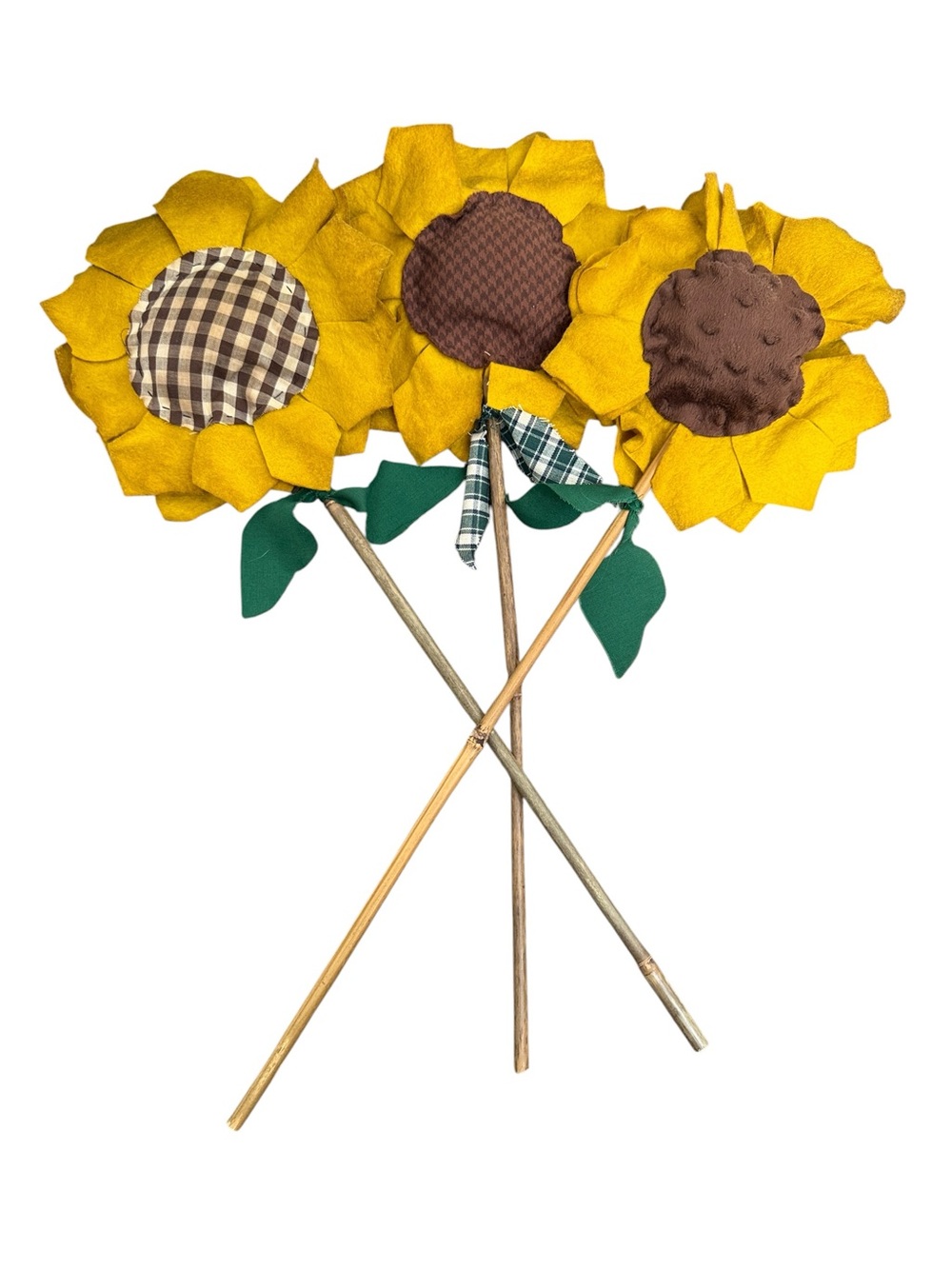 Primitive Sunflower Set Rustic Farmhouse Fall Decor 20" Handmade